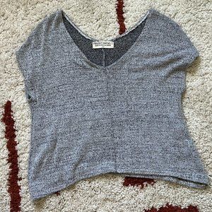 Urban Outfitters - Grey Cotton/Woolen Tee - Size S
